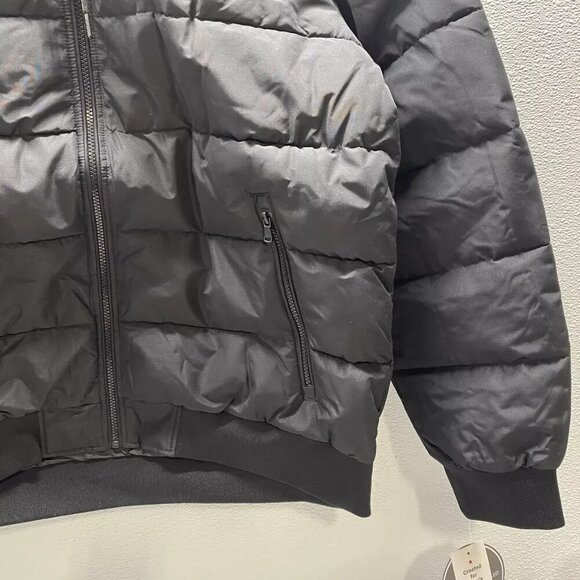 NEW MICHAEL KORS Mens Clarkson Packable Quilted Hooded Jacket Size XL Black - Picture 7 of 11